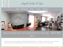 Tablet Screenshot of anjolisalon.com